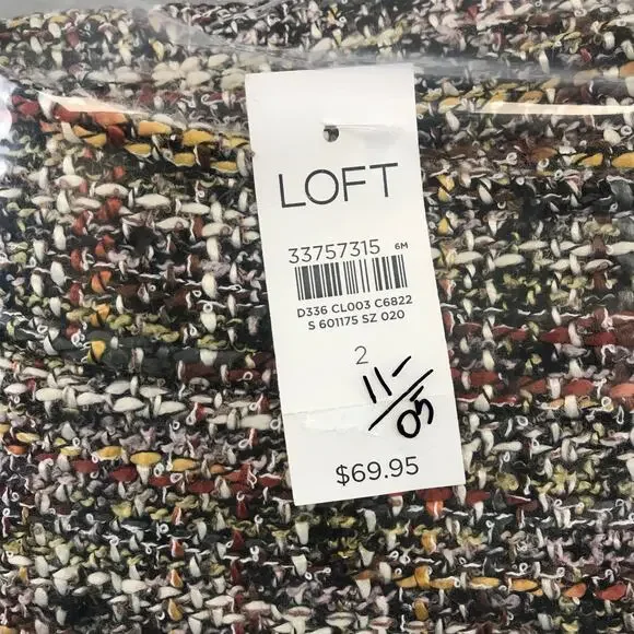 New Loft Tweed Pocket Skirt Plaid‎ Mini size 2 - Picture 12 of 12